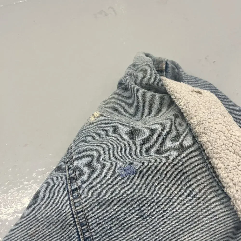 Vintage 80s Todays News Blue Denim Trucker Jacket